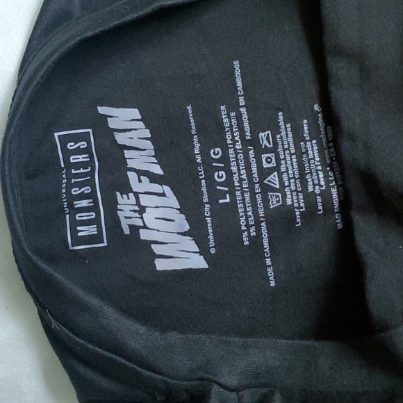 NWT The Wolfman Graphic T-Shirt - Picture 5 of 7